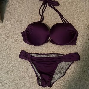 Victoria’s secret VS Push-up Bikini set 34C top S bottom